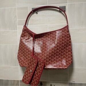 Goyard Red Women's Bag with Pouch